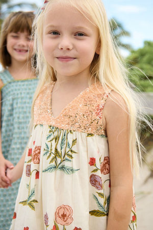 Pink Chicken Courtney Dress in Rosewick Poppy