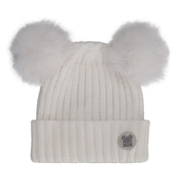 Calikids Knit Baby Hat with 2 Poms-Multiple Colors!