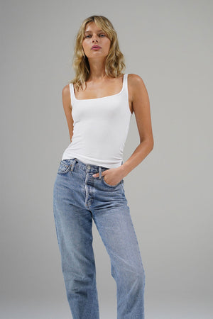 LNA Scoop Ribbed Tank - Multiple Colors!