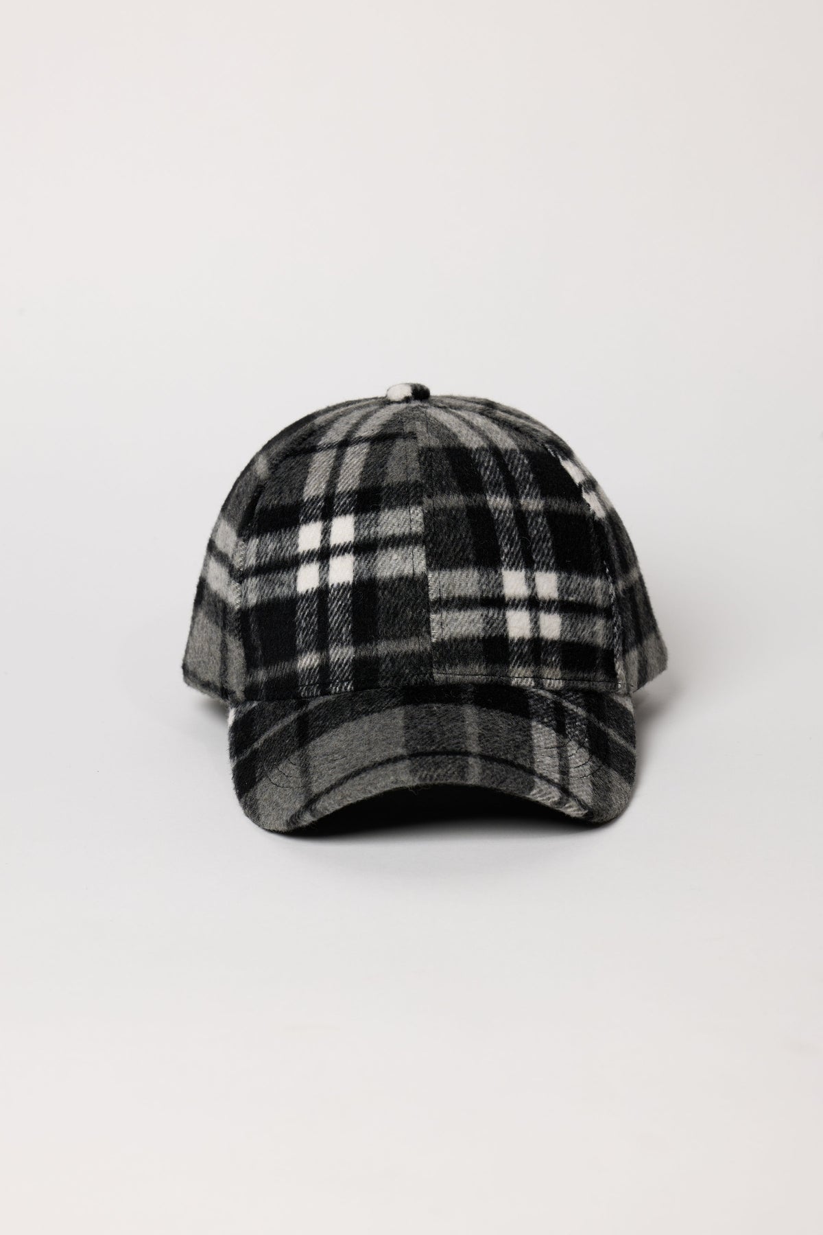 PLAID CHECK CAP