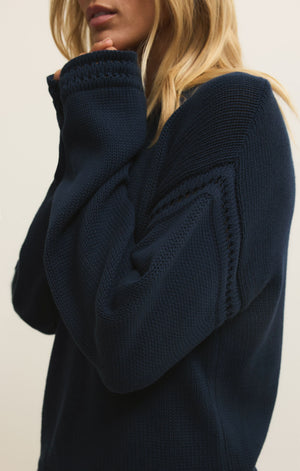 Z Supply Bellami Sweater in Eclipse