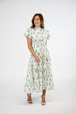 Victoria Dunn Magnolia Flutter Dress in Wildflower