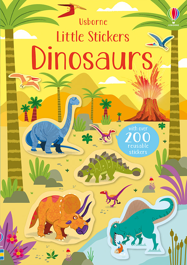 Usborne Little First Stickers Dinosaurs Book