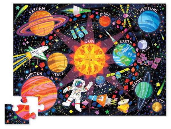 Crocodile Creek 36-Pc Space Explorer Puzzle