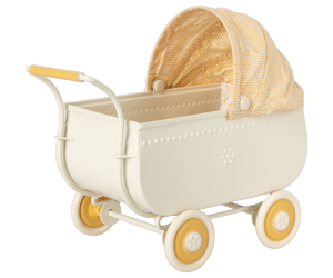 Maileg Micro Pram in Yellow