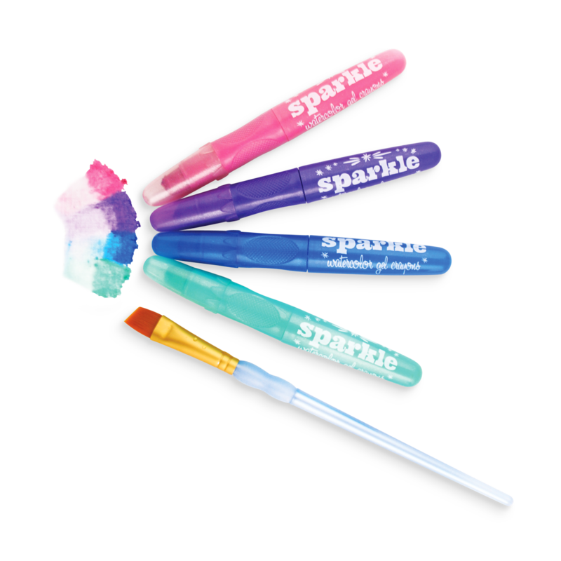 Ooly Rainbow Sparkle Metallic Watercolor Gel Crayons