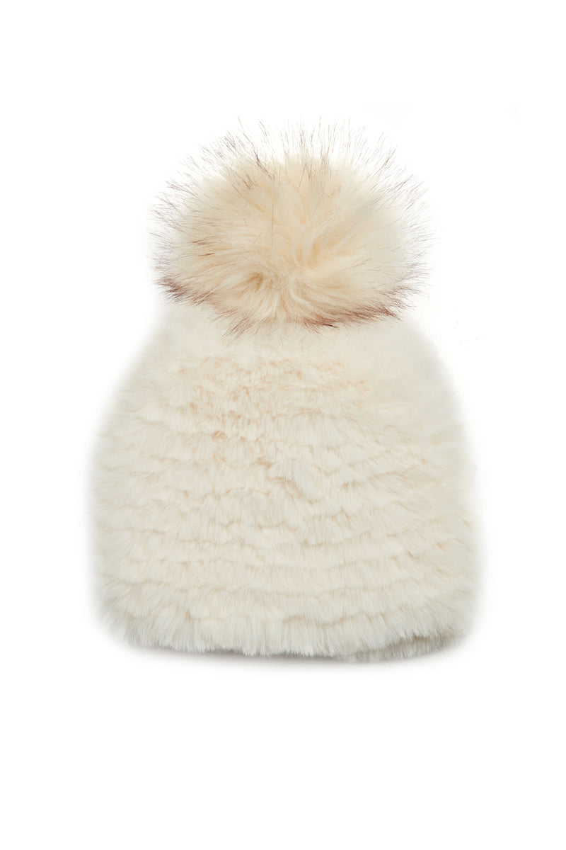 Jocelyn Faux Fur Hat with Pom Pom - Multiple Colors!