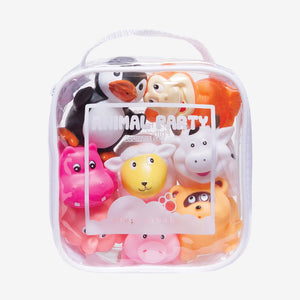 Elegant Baby Animal Party Squirties Bath Toys