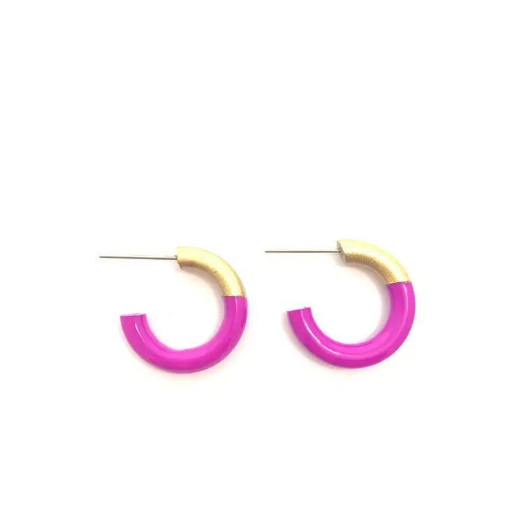 Accessory Jane Small Liz Hoops - Multiple Colors!