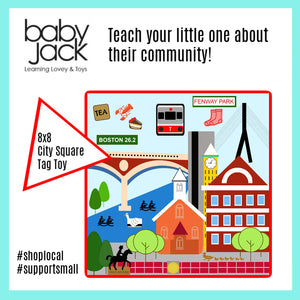 Baby Jack & Company Boston Crinkle Paper Stroller Toy