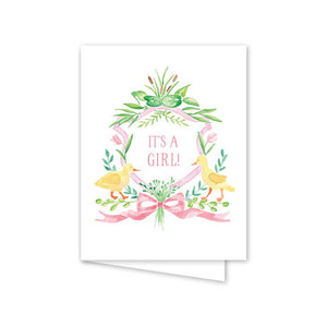 Dogwood Hill Little Duckling Card in Pink