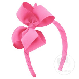 Wee Ones Headband with Grosgrain Bow