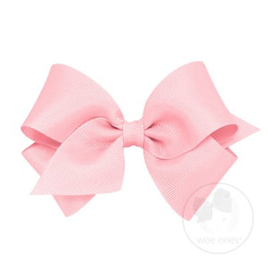 Wee Ones Small Grosgrain Bow with Knot-Multiple Colors!