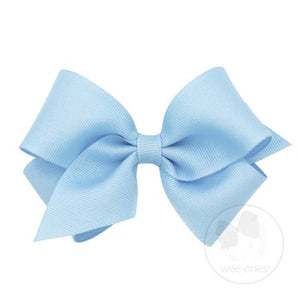 Wee Ones Small Grosgrain Bow with Knot-Multiple Colors!