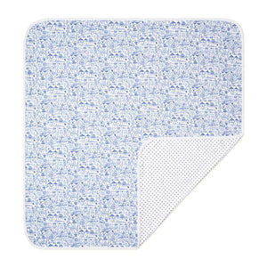 Joy Street Kids Boston Baby Blanket in Sailor Blue