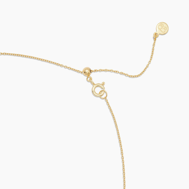 Gorjana Wilshire Charm Adjustable Necklace in Gold