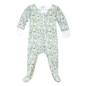 Joy Street Kids Golf Zip Onesie in Putting Green