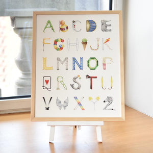 The Letter Nest Circus Alphabet Print
