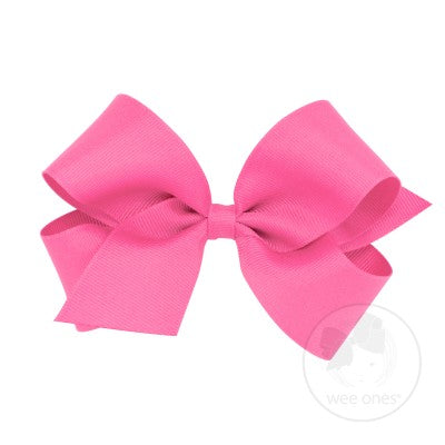 Wee Ones Medium Grosgrain Bow in Assorted Colors