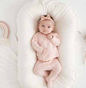 Elegant Baby Newborn Gift Set in Pink