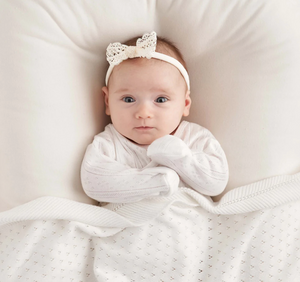 Elegant Baby Newborn Gift Set in White