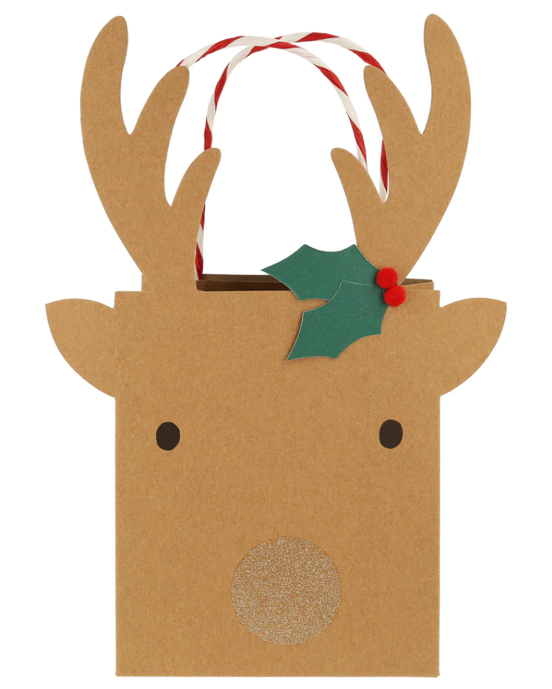 Meri Meri Medium Reindeer Gift Bags