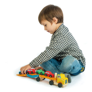 Tender Leaf Toys Car Transporter