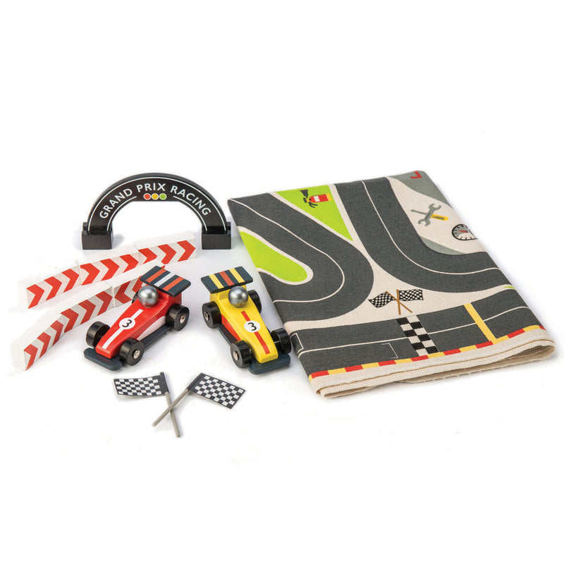 Tender Leaf Toys Formula One Racing Cars Playmat