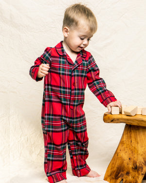Petite Plume Cambridge Romper in Imperial Tartan
