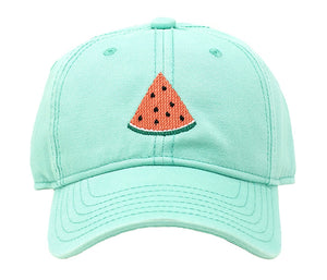 Harding Lane Kids Watermelon Baseball Hat in Keys Green