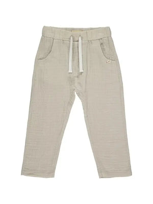 Me & Henry Bosun Gauze Pants in Beige