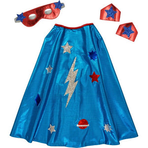 Meri Meri Blue Superhero Dress Up Costume