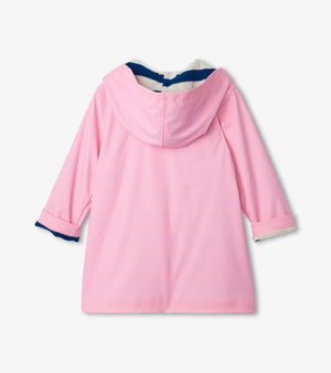 Hatley Classic Pink and Navy Splash Jacket