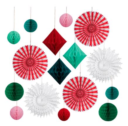 Meri Meri Christmas Honeycomb Decoration Kit