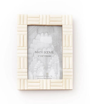 MATR BOOMIE 4" x 6" Vaishali Frame in Natural Bone